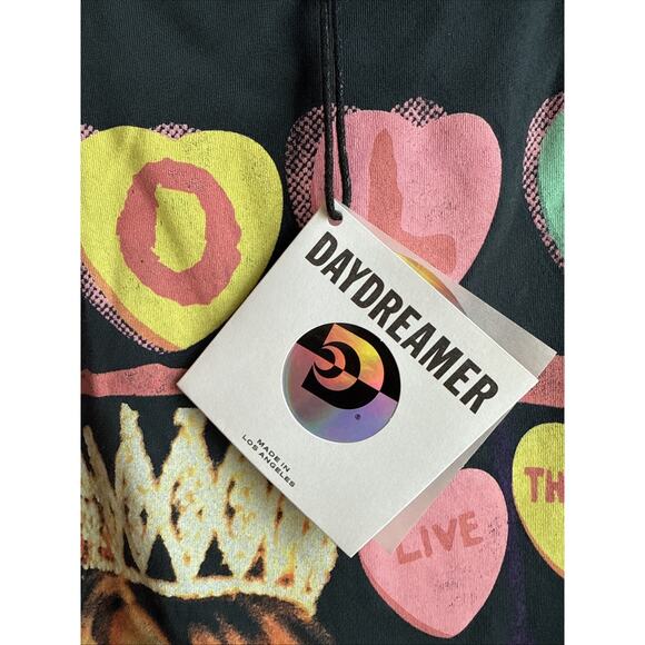 Daydreamer Hole Live Through This 2 sided Vintage Black T-Shirt NWT Large - Picture 4 of 6